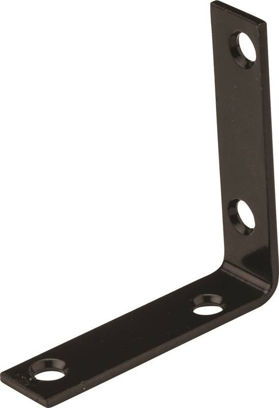 Crnr Brace 3x3-4in Blk