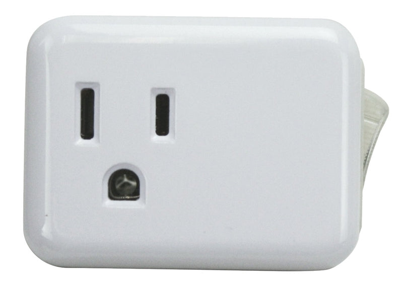 Tap Cube 1-outlet W-on-off Sw