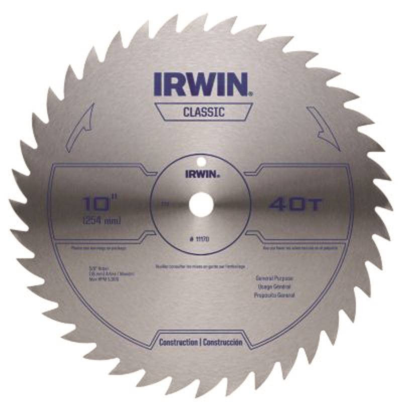 Circ Saw Blade 10in 80t Combo