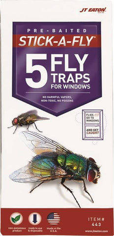 Trap Fly Window Stick 5 Pack