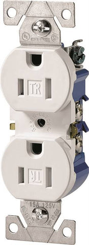 Receptacle Dpx 15a-125v Wht