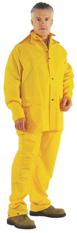 Rainsuit Polyester Ylw 3pc Med