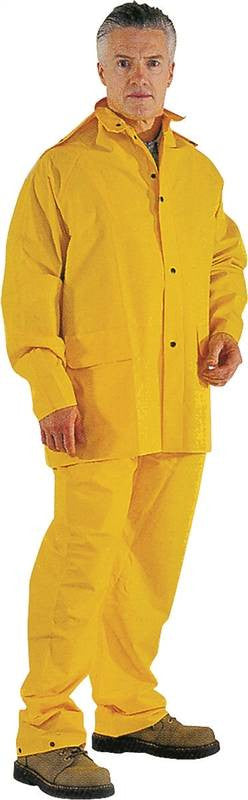 Rainsuit Polyester Ylw 3pc Lrg