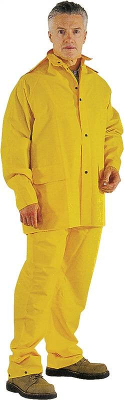 Rainsuit Polyester Ylw 3pc Xl