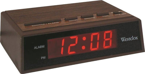 Clock Alarm Led Dig Wdgrn .6in