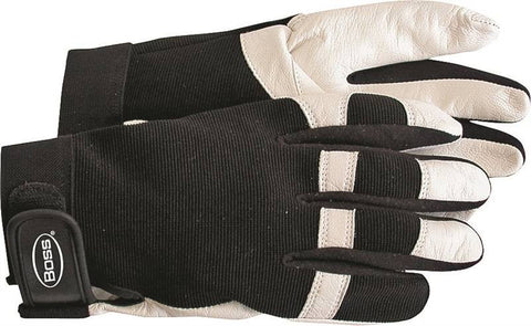 Glove Goatskin Spandex Bck Xl