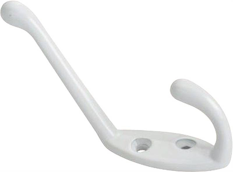 Hook Coat-hat White Fin Zinc