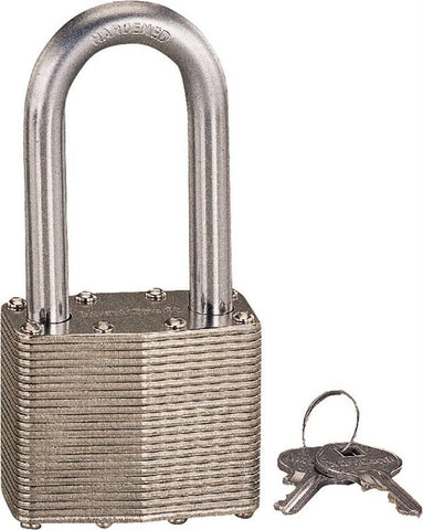 Padlock Steel 2in Vert Clr Kd