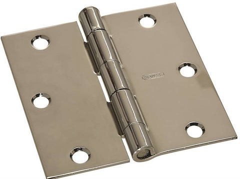 Hinge Door Sq 3.5x3.5in Chrome