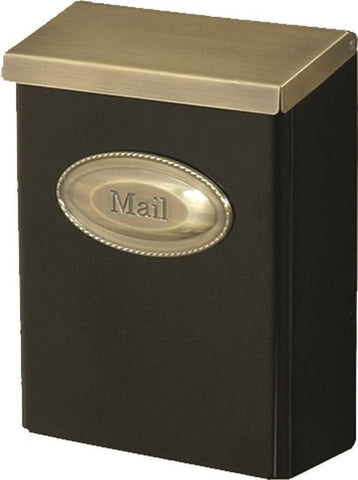 Mailbox Wall Lock Blk Carton