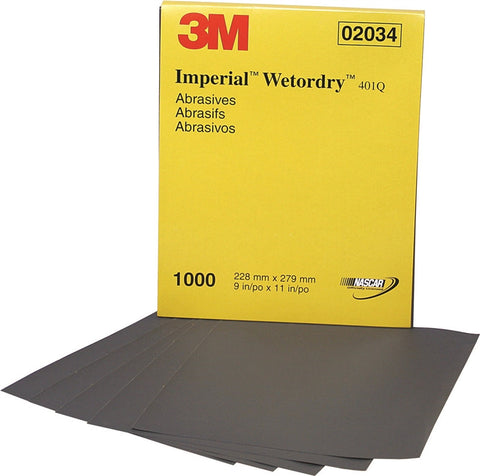 Sandpaper Wet-dry 9x11in 1000