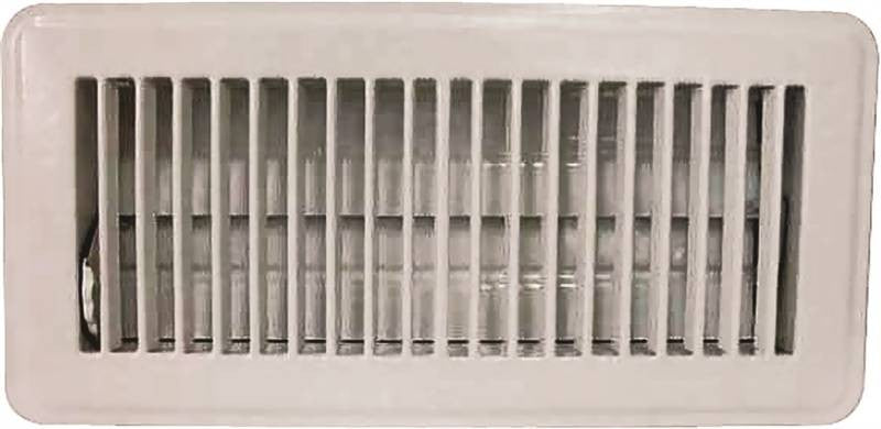 Register Floor 4x10in Wht
