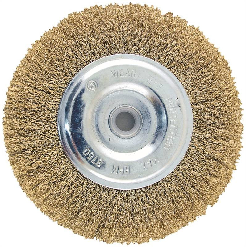 Wheel Brush Wire W-hole 4"crse