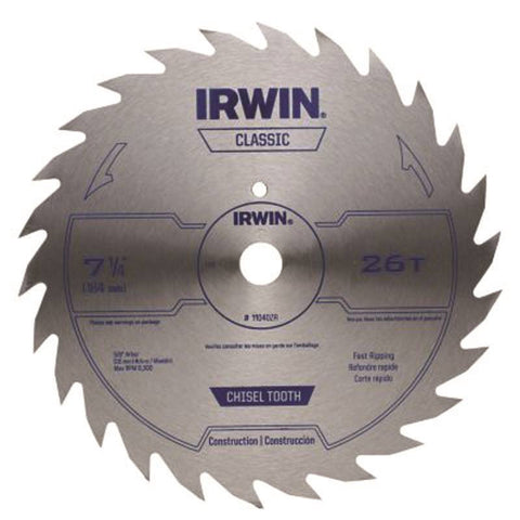 Circ Saw Blade 7-1-4 26t Combo