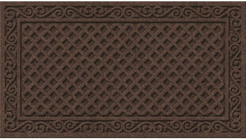 Doormat Iron Lat 18x30 Walnut