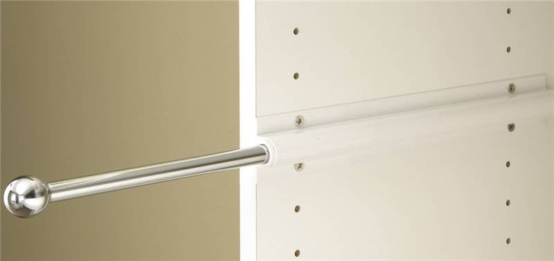 Rod Wardrobe Sliding White