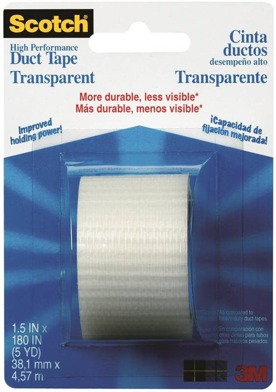 Tape Duct Trnsprnt 1.5inx5yd