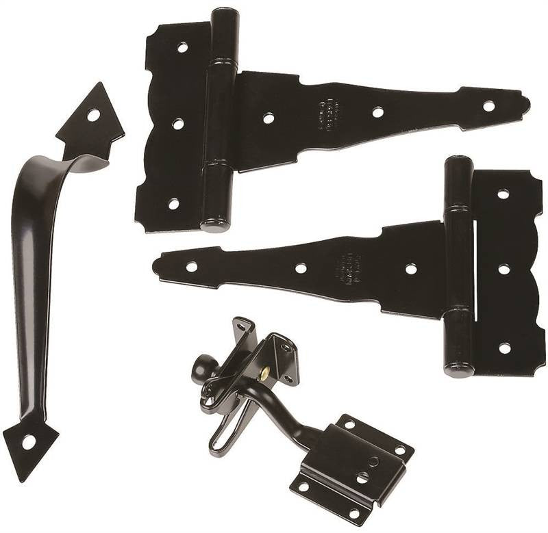 Gate Kit Aluminum Deco Blk