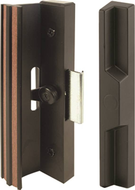 Handle Sliding Door Blk Al