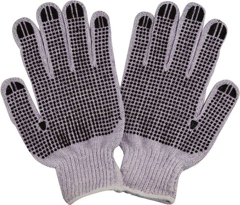 Glove Cotton Wht W-dots 1 Size