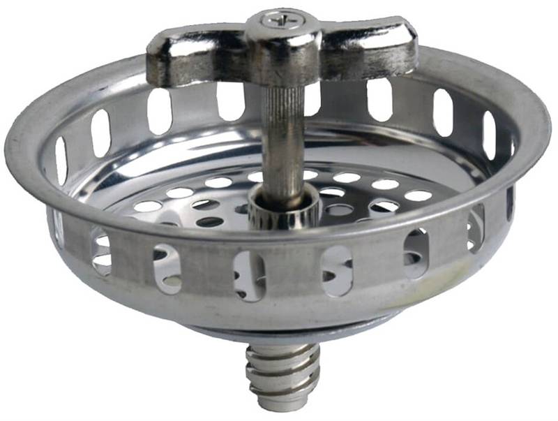 Strainer Basket 3-1-2 Chrome