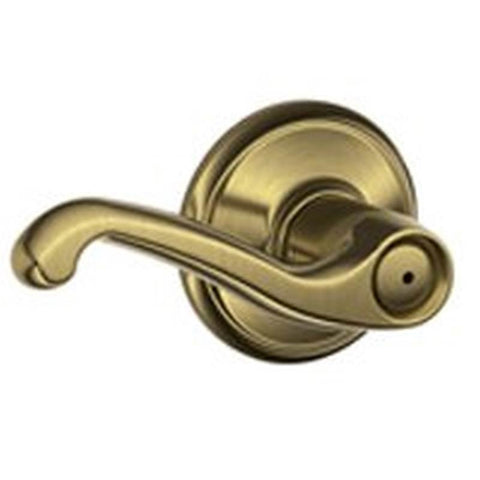 Flair Privacy Lever Antq Brass