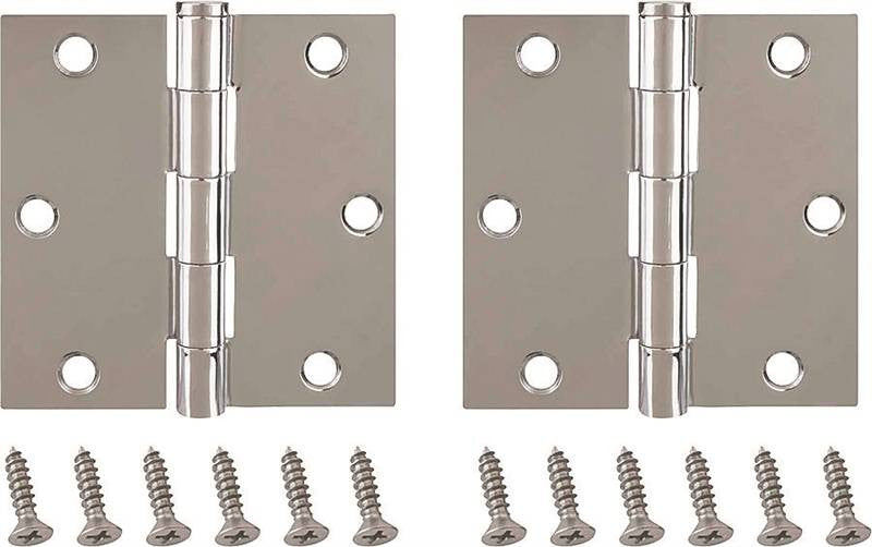 Hinge Dr Sq 3.5x3.5in Brt Chrm