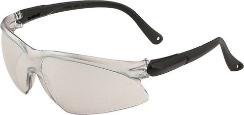 Glasses Safety Slvr W-clr Lens