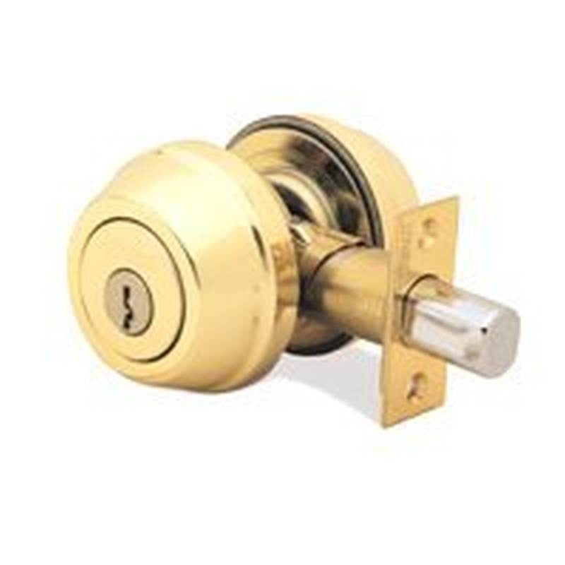 2-cyl Deadbolt Smt Brt Brss Bx