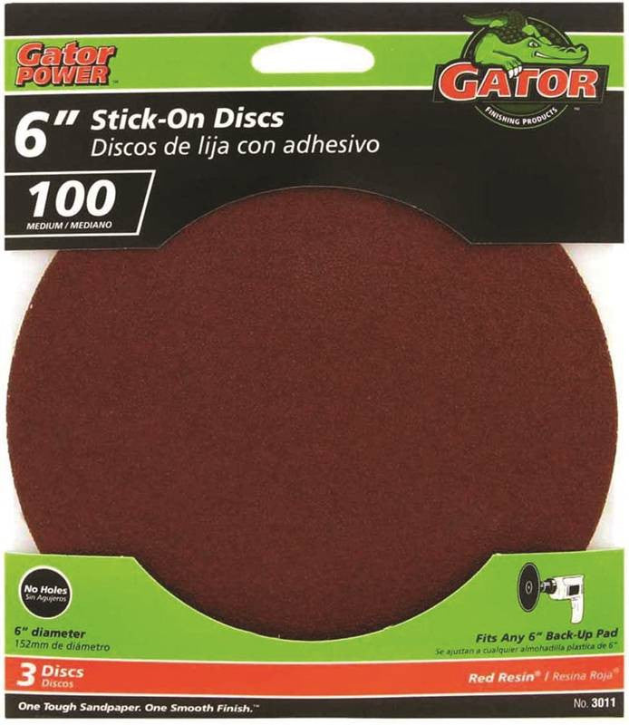 6in 100grit Psa Disc 3pk