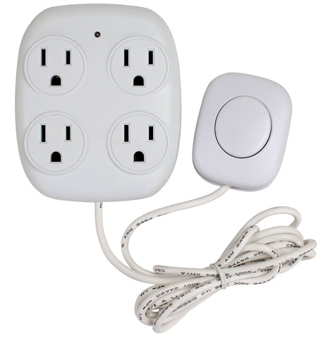 Tap Indoor 4-outlet W-remote