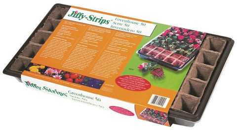 Jiffy Strips-n-greenhouse