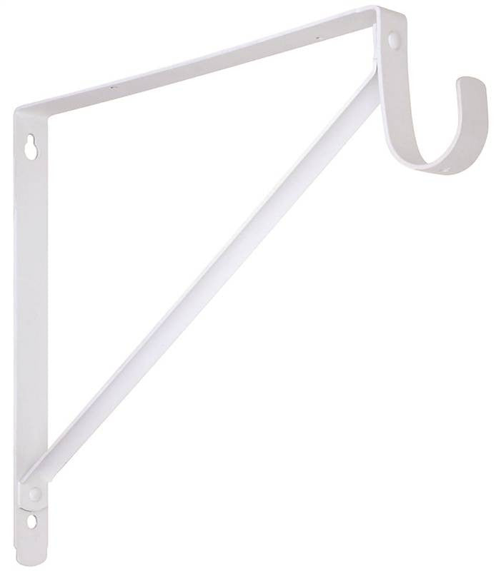 Bracket Shelf-rod White