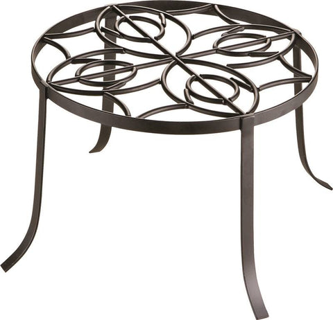 Iron Plant Stand 12in Black