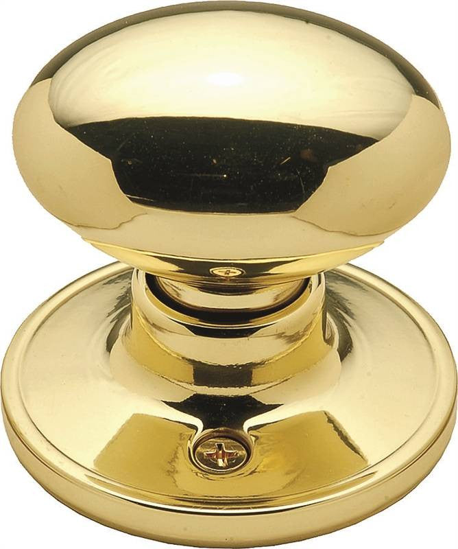 Dummy Knob Polished Brass Egg