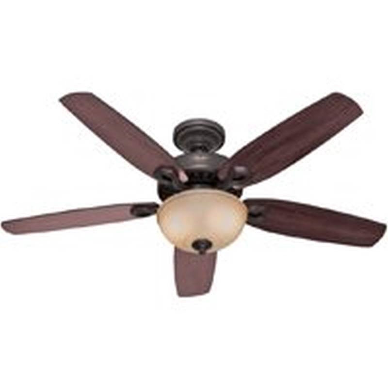 Fan Ceil 52in5bld-2lt Cand Brz