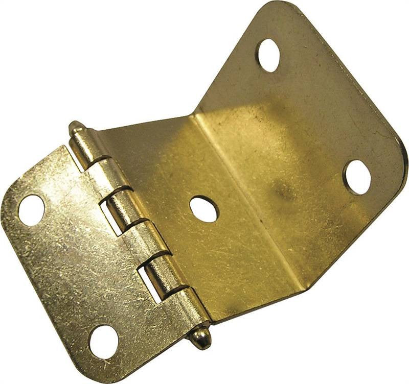 Hinge Cabinet 3-8in Brt Brass