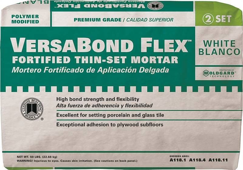 Mortar Thinset Flex White 50lb