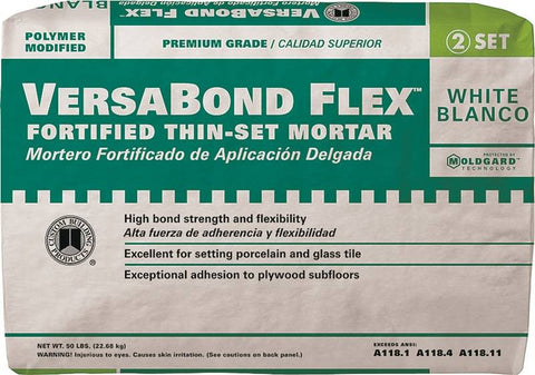 Mortar Thinset Flex White 50lb