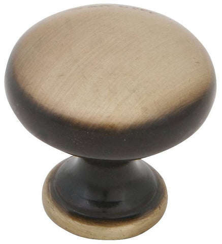 Knob Cabinet 1-3-8in Ant Brs