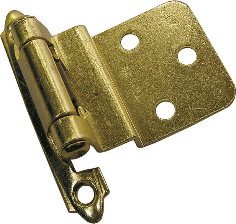 Hinge Cabinet 3-8in Brt Brass