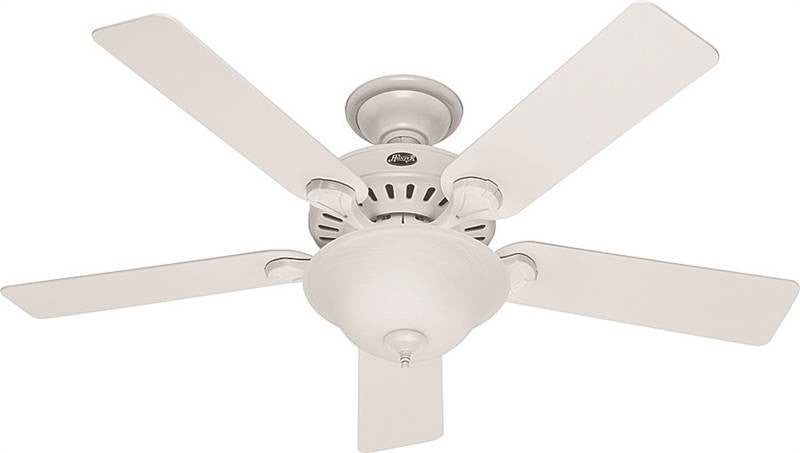 Fan Ceil 52in5bld-1lt 5min Wht