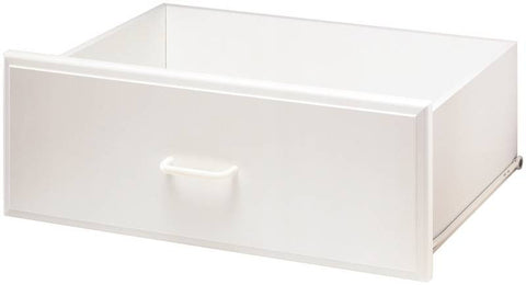 Closet Drawer White Deluxe 8in
