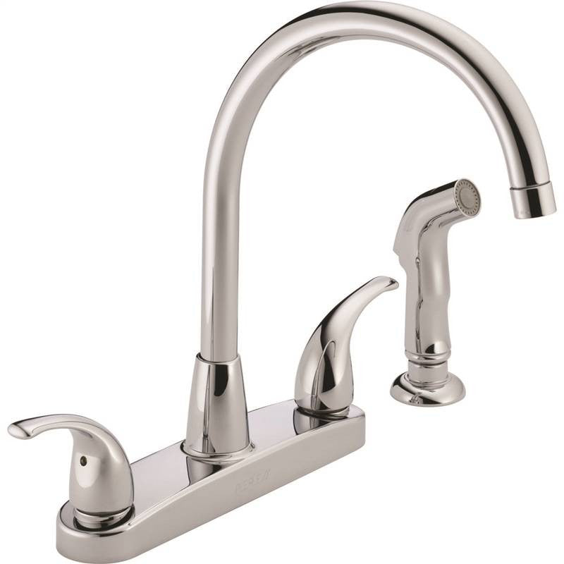 Kitchen Faucet 2-h Spry Arc Ch