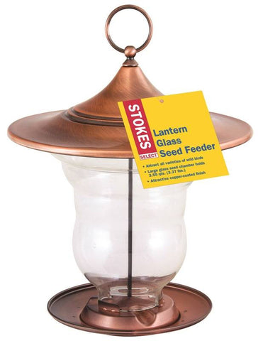 Feeder Seed Glass Lantern