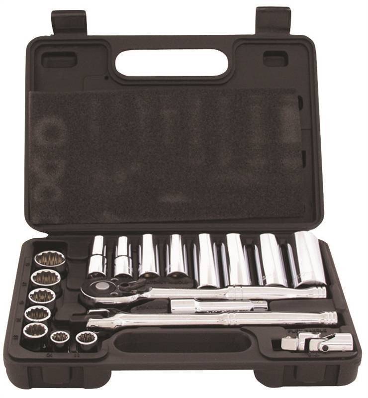 Socket Set 20pc 3-8drive Met