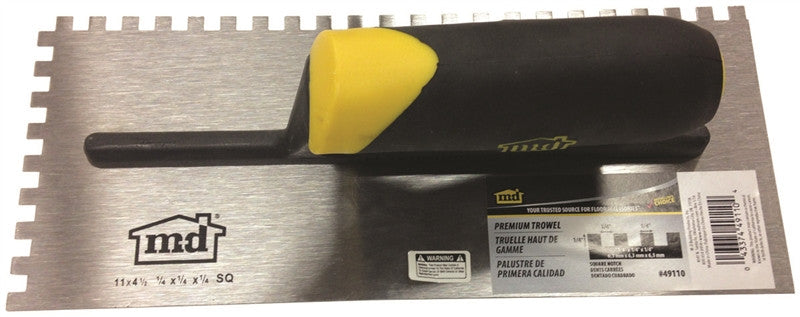 Trowel Sq Notch 1-4x1-4x1-4in