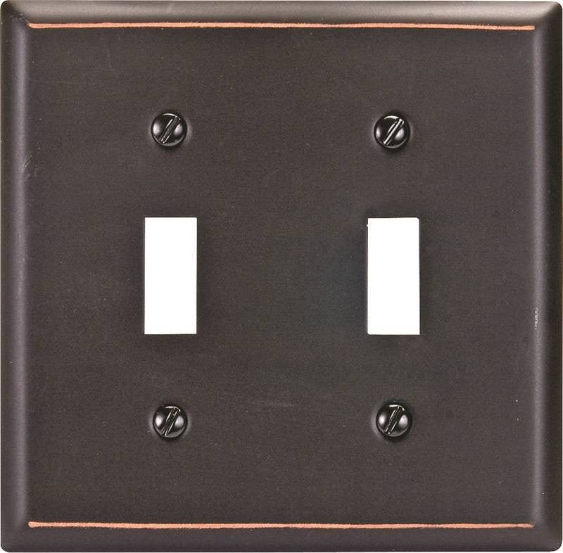 Wall Plate 2g Tgl Std Aged Brz