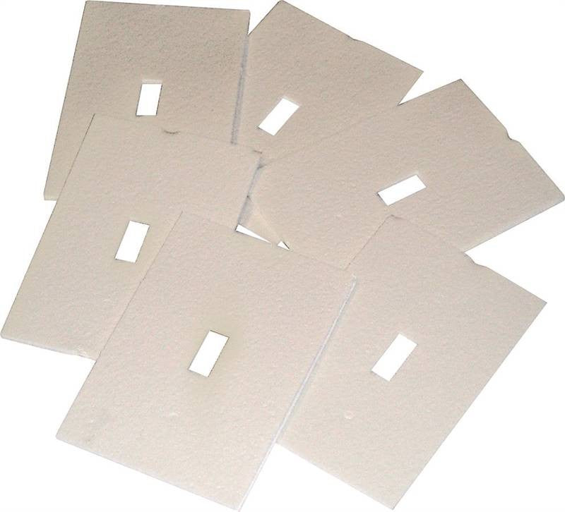 Sealer Switch Plate Foam White