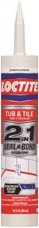 Caulk Adh Tub Tile Alm 10oz